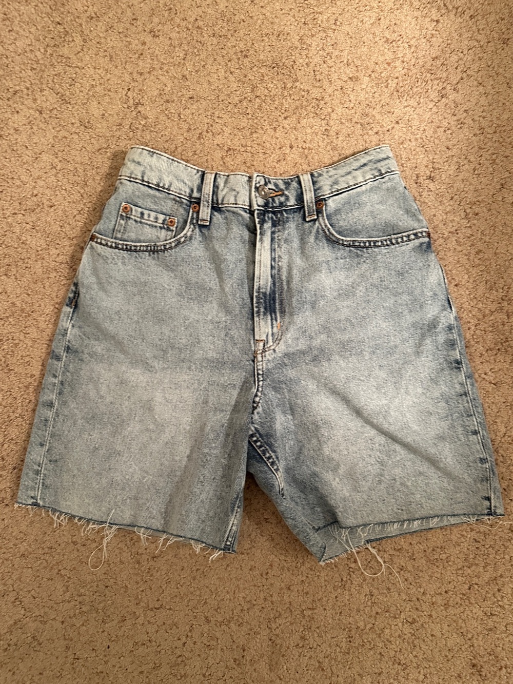 denim shorts